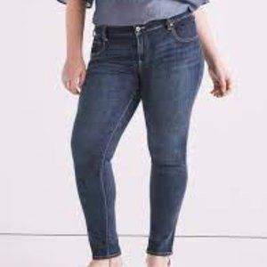 Lucky Brand Womens Ginger Skinny Curvy Fit High Rise Denim Plus Size 24W NWT